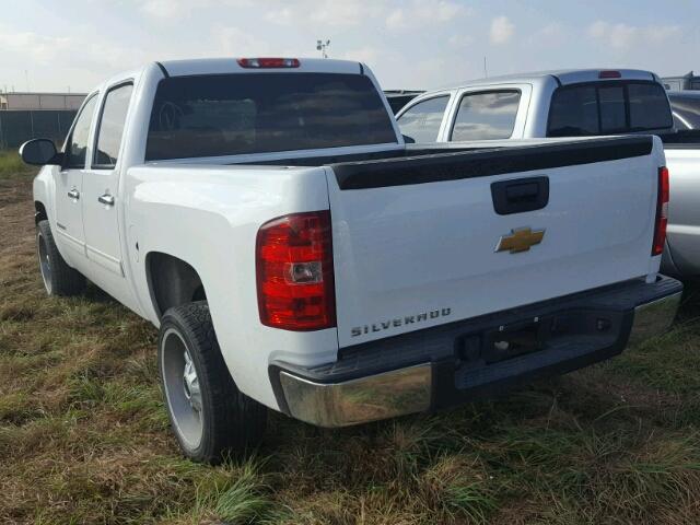 3GCPCSE02DG114108 - 2013 CHEVROLET SILVERADO WHITE photo 3