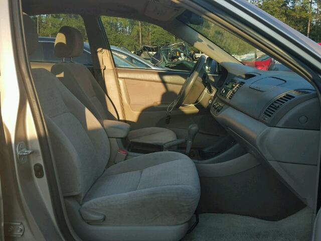 4T1BE32K84U928658 - 2004 TOYOTA CAMRY LE BEIGE photo 5