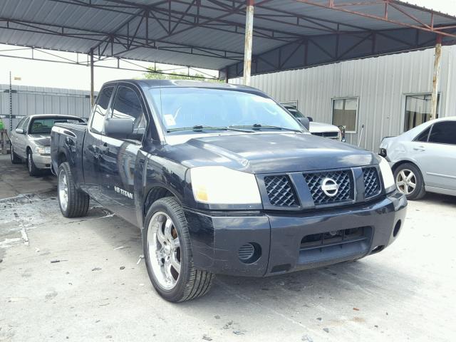 1N6BA06A97N210127 - 2007 NISSAN TITAN XE BLACK photo 1