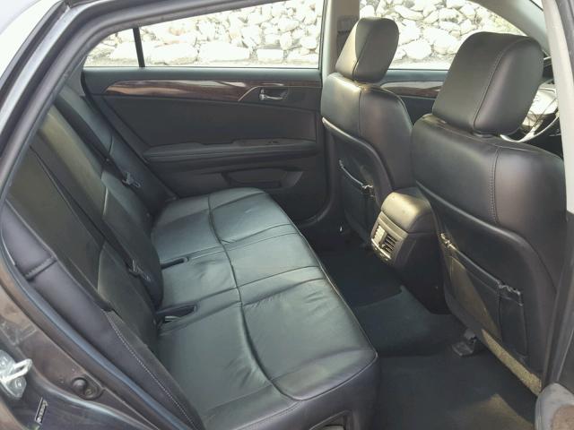 4T1BK3DB4CU447102 - 2012 TOYOTA AVALON BAS GRAY photo 6