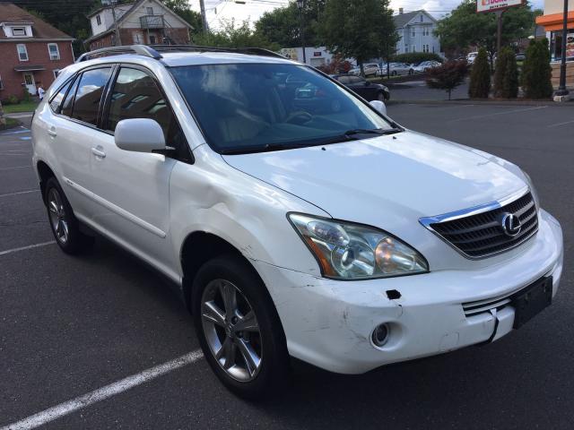 JTJHW31U772036459 - 2007 LEXUS RX 400H WHITE photo 1