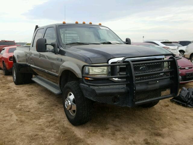 1FTWW33P34ED01969 - 2004 FORD F350 SUPER BLACK photo 1