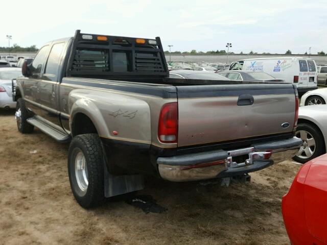 1FTWW33P34ED01969 - 2004 FORD F350 SUPER BLACK photo 3