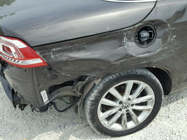 WVWBW8AH1DV000530 - 2013 VOLKSWAGEN EOS KOMFOR გრაფიტი ფოტო 9