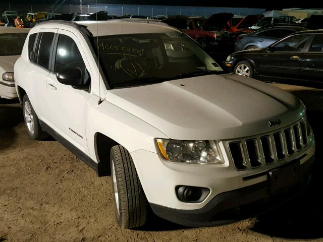 1J4NT1FA6BD252988 - 2011 JEEP COMPASS WHITE photo 1