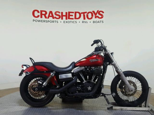 1HD16X416CC338760 - 2012 HARLEY-DAVIDSON FXDB RED photo 1