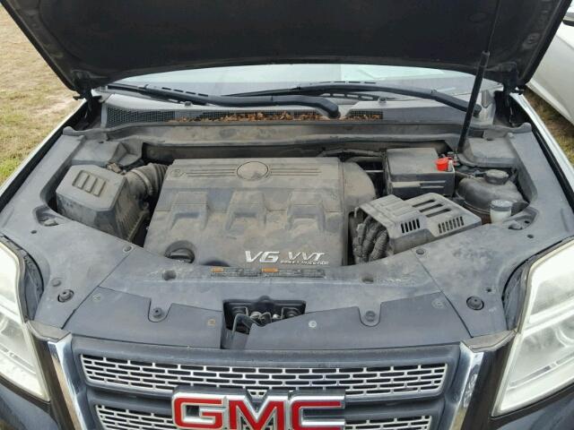 2CTFLHEY2A6286283 - 2010 GMC TERRAIN SL BLACK photo 7