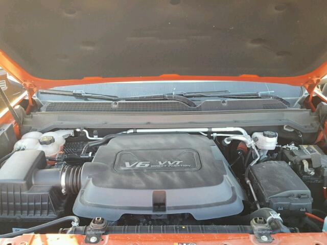 1GCGSCE39G1303506 - 2016 CHEVROLET COLORADO ORANGE photo 7