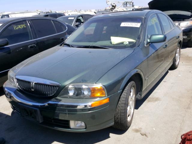 1LNHM87A81Y685593 - 2001 LINCOLN LS GREEN photo 2