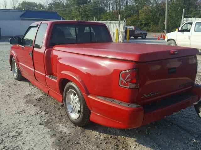 1GCCS19WXY8195025 - 2000 CHEVROLET S TRUCK S1 RED photo 3