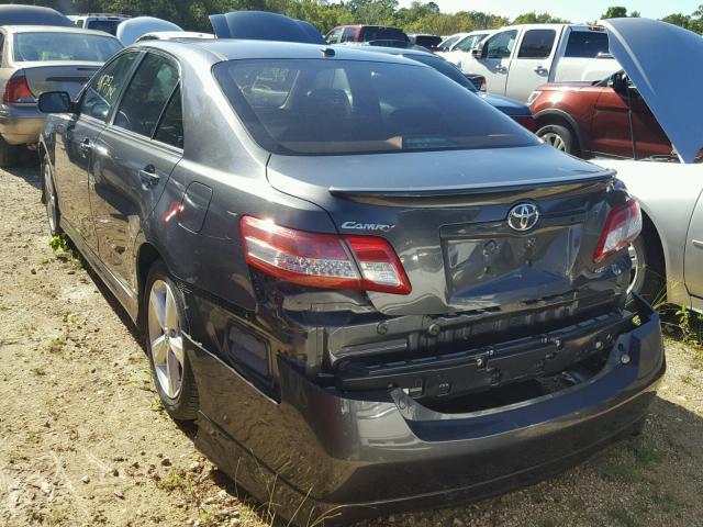 4T1BF3EK7AU529678 - 2010 TOYOTA CAMRY GRAY photo 3