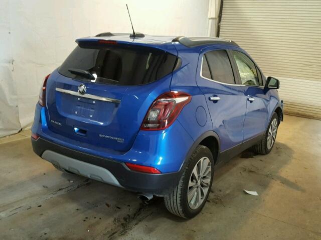 KL4CJESB0JB594997 - 2018 BUICK ENCORE PRE BLUE photo 4