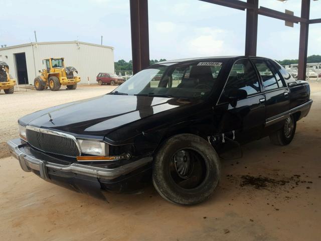 1G4BT5376NR470649 - 1992 BUICK ROADMASTER BLUE photo 2