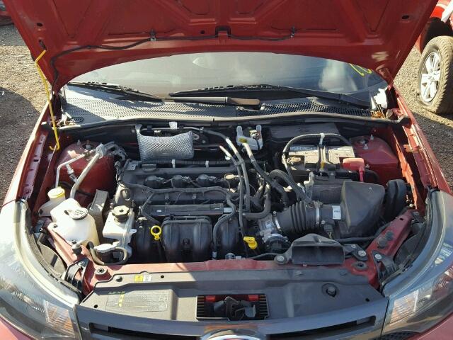 1FAHP3GN3AW270524 - 2010 FORD FOCUS SES RED photo 7