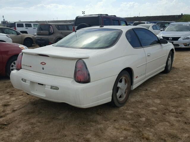 2G1WX12K139314592 - 2003 CHEVROLET MONTE CARL WHITE photo 4