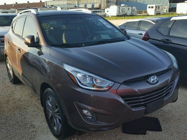 KM8JU3AG6EU848045 - 2014 HYUNDAI TUCSON GREEN photo 1