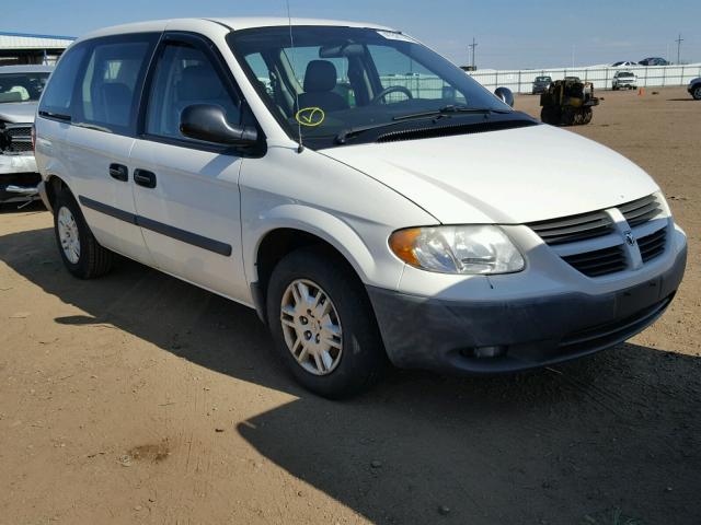 1D4GP25B77B217501 - 2007 DODGE CARAVAN SE WHITE photo 1