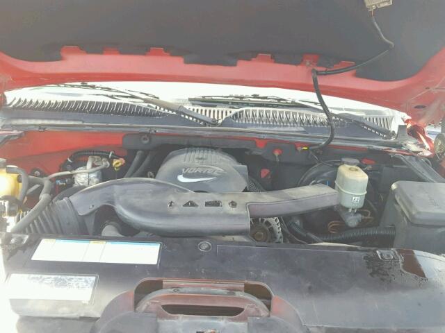 3GNEC13T42G270024 - 2002 CHEVROLET AVALANCHE RED photo 7