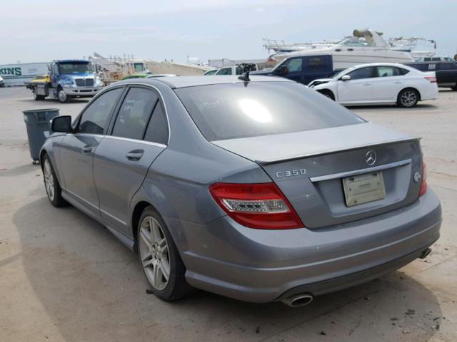 WDDGF56X28F130889 - 2008 MERCEDES-BENZ C 350 GRAY photo 3