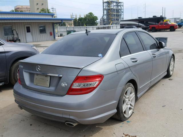 WDDGF56X28F130889 - 2008 MERCEDES-BENZ C 350 GRAY photo 4