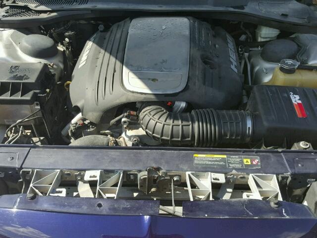 2C3JA63H95H144787 - 2005 CHRYSLER 300C PURPLE photo 7