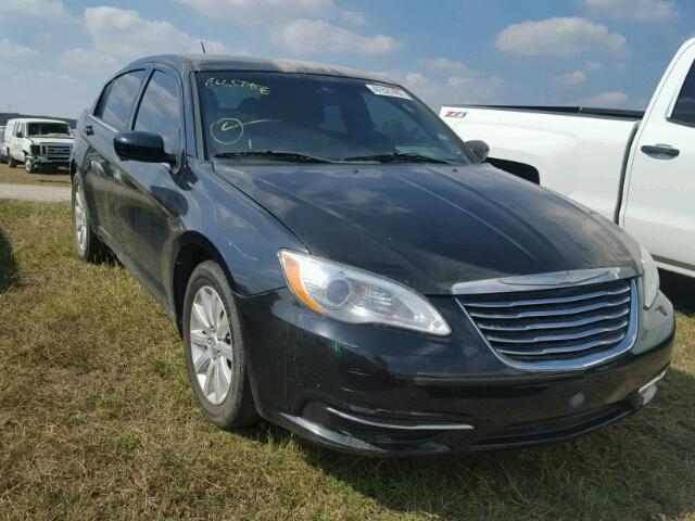 1C3CCBBB2CN105309 - 2012 CHRYSLER 200 BLACK photo 1