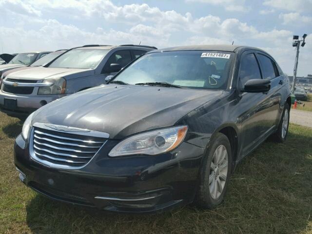 1C3CCBBB2CN105309 - 2012 CHRYSLER 200 BLACK photo 2