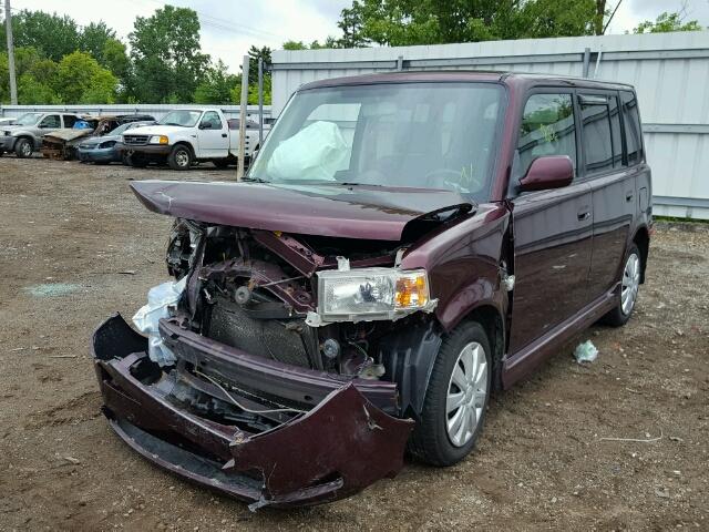 JTLKT324754028738 - 2005 TOYOTA SCION XB Tünd qırmızı foto 2