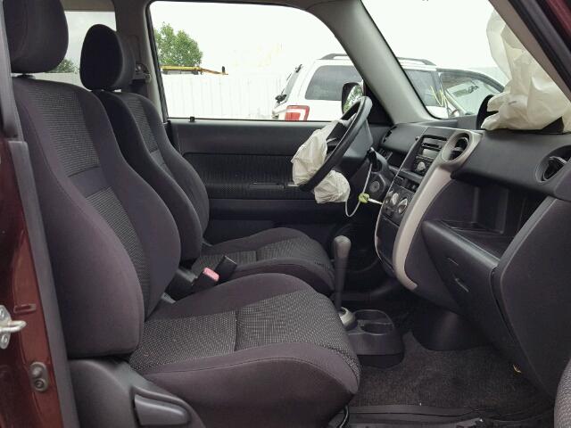 JTLKT324754028738 - 2005 TOYOTA SCION XB Tünd qırmızı foto 5