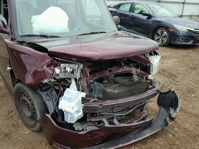 JTLKT324754028738 - 2005 TOYOTA SCION XB Tünd qırmızı foto 9