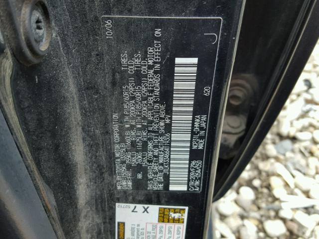 JTLKT334664119306 - 2006 TOYOTA SCION XB Schwarz Foto 10