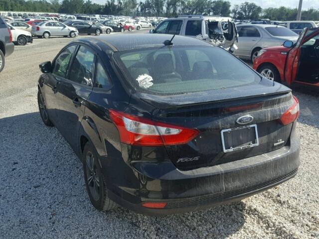 1FADP3F24EL436529 - 2014 FORD FOCUS SE BLACK photo 3