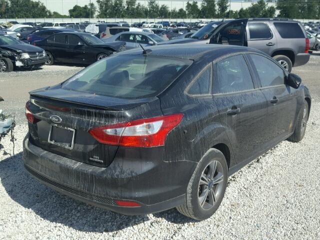 1FADP3F24EL436529 - 2014 FORD FOCUS SE BLACK photo 4