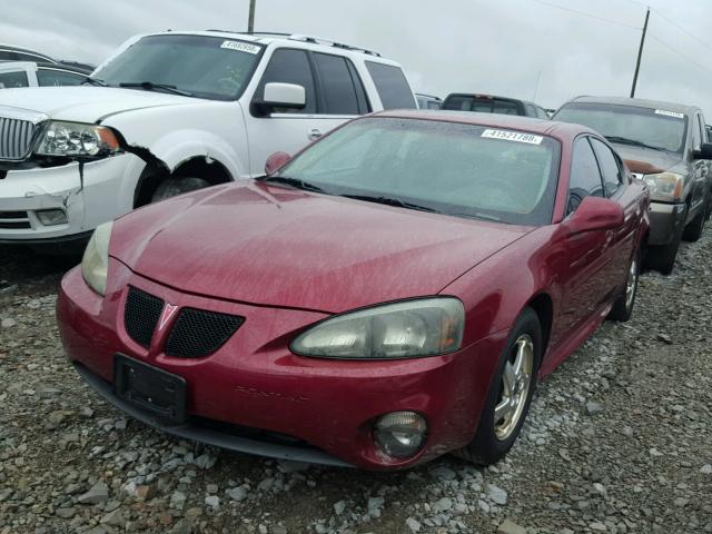 2G2WS522041266889 - 2004 PONTIAC GRAND PRIX MAROON photo 2