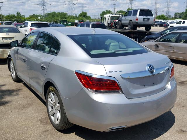 1G4GF5E39CF329757 - 2012 BUICK LACROSSE P SILVER photo 3