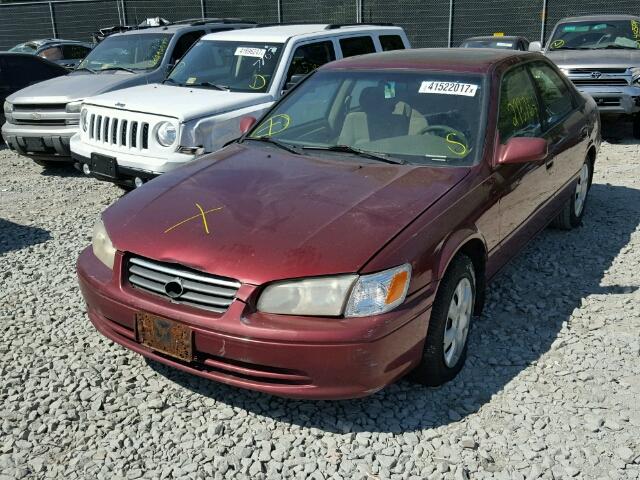 JT2BG22K1Y0395308 - 2000 TOYOTA CAMRY CE BURGUNDY photo 2