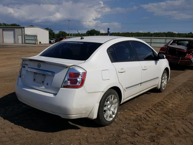 3N1AB6AP8BL621427 - 2011 NISSAN SENTRA 2.0 WHITE photo 4