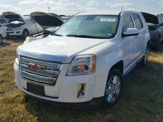 2GKALMEK0E6147841 - 2014 GMC TERRAIN WHITE photo 2