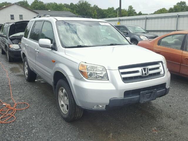 5FNYF28616B013422 - 2006 HONDA PILOT EX SILVER photo 1