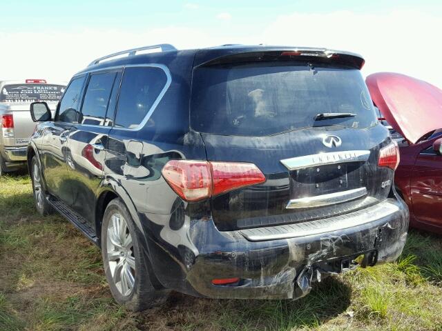 JN8AZ2NFXE9554463 - 2014 INFINITI QX80 BLACK photo 3