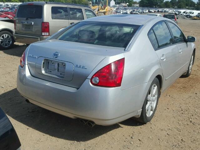 1N4BA41E75C868161 - 2005 NISSAN MAXIMA SE SILVER photo 4