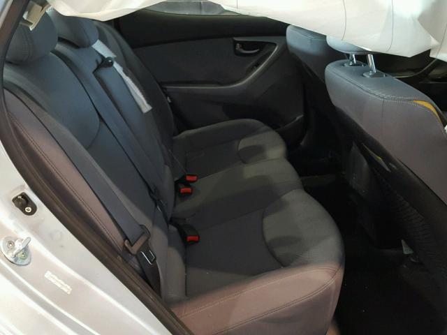 KMHDH4AE5FU394717 - 2015 HYUNDAI ELANTRA SILVER photo 6