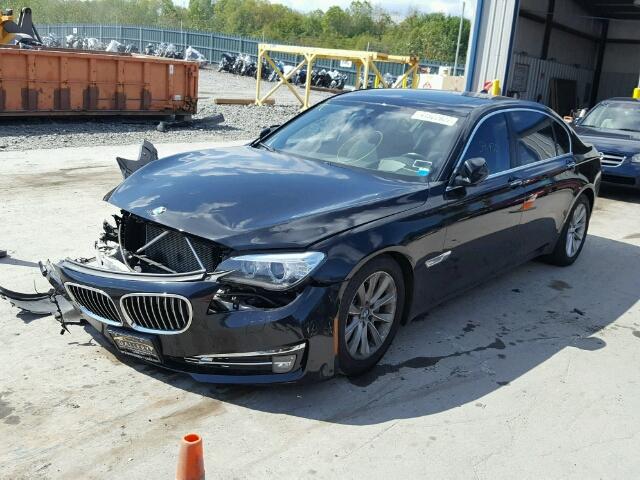 WBAYF4C52ED281683 - 2014 BMW 740 BLACK photo 2
