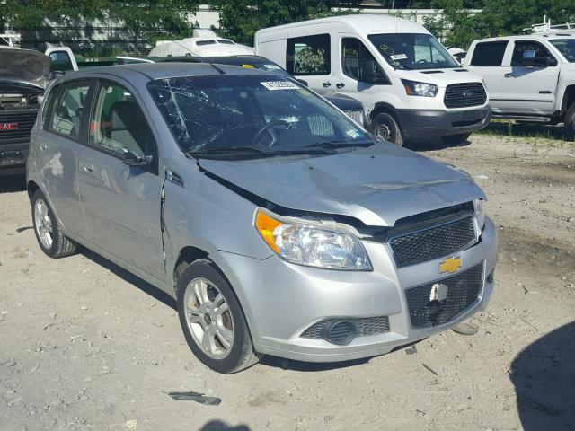 KL1TD6DE0BB226256 - 2011 CHEVROLET AVEO LS SILVER photo 1