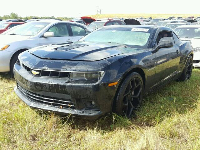 2G1FK1EJ5E9289913 - 2014 CHEVROLET CAMARO 2SS BLACK photo 2