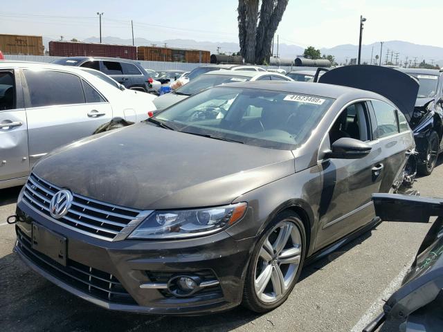 WVWBP7AN0GE502284 - 2016 VOLKSWAGEN CC BASE BROWN photo 2