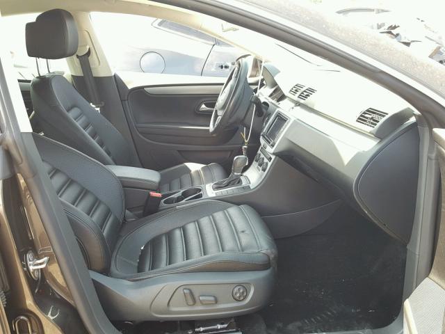 WVWBP7AN0GE502284 - 2016 VOLKSWAGEN CC BASE BROWN photo 5