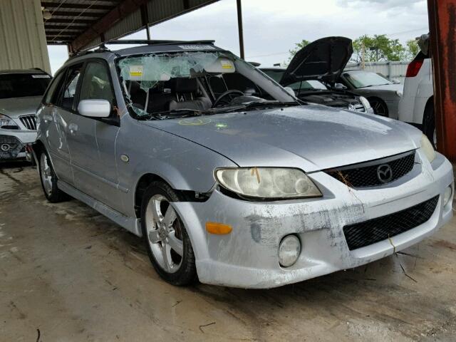 JM1BJ245X21624182 - 2002 MAZDA PROTEGE PR SILVER photo 1