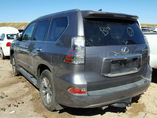 JTJJM7FX5H5175491 - 2017 LEXUS GX GRAY photo 3