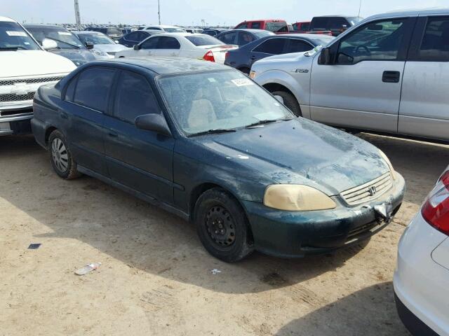 2HGEJ6613XH541427 - 1999 HONDA CIVIC BASE GREEN photo 1